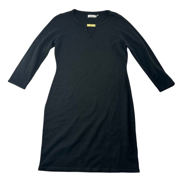 Calvin Klein Long Sleeve fitted sweater Dress Women's size Large - Picture 1 of 8